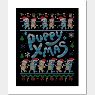 bluey marry cristmas Posters and Art